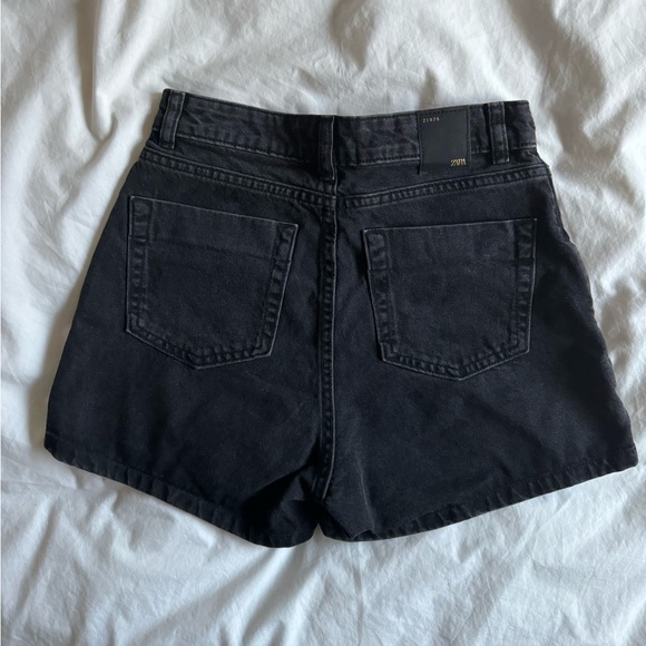 Black Zara High Waisted Skort NWT - Picture 2 of 2